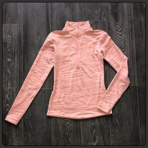 Nike Pro Dri Fit Pullover Pink and Rose Gold
